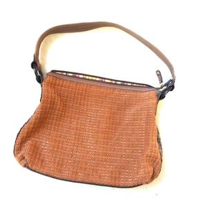 EUC Fossil geniune classic 1954 brown purse